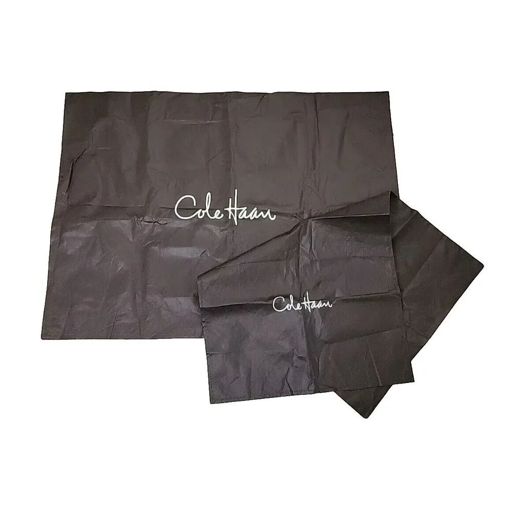 Cole Haan Dust Bags Shoe Handbag Storage Bag Laundry Bag XL & Small LOT of (2)